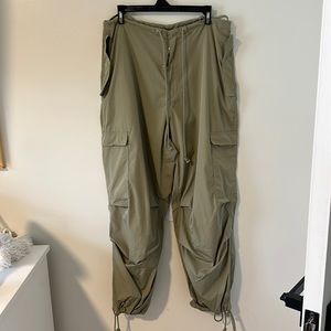 Local European Le Parachute Pants Sage Green